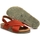 Chaussures Femme Sandales et Nu-pieds Zouri Coral Flame - Paprika Rouge