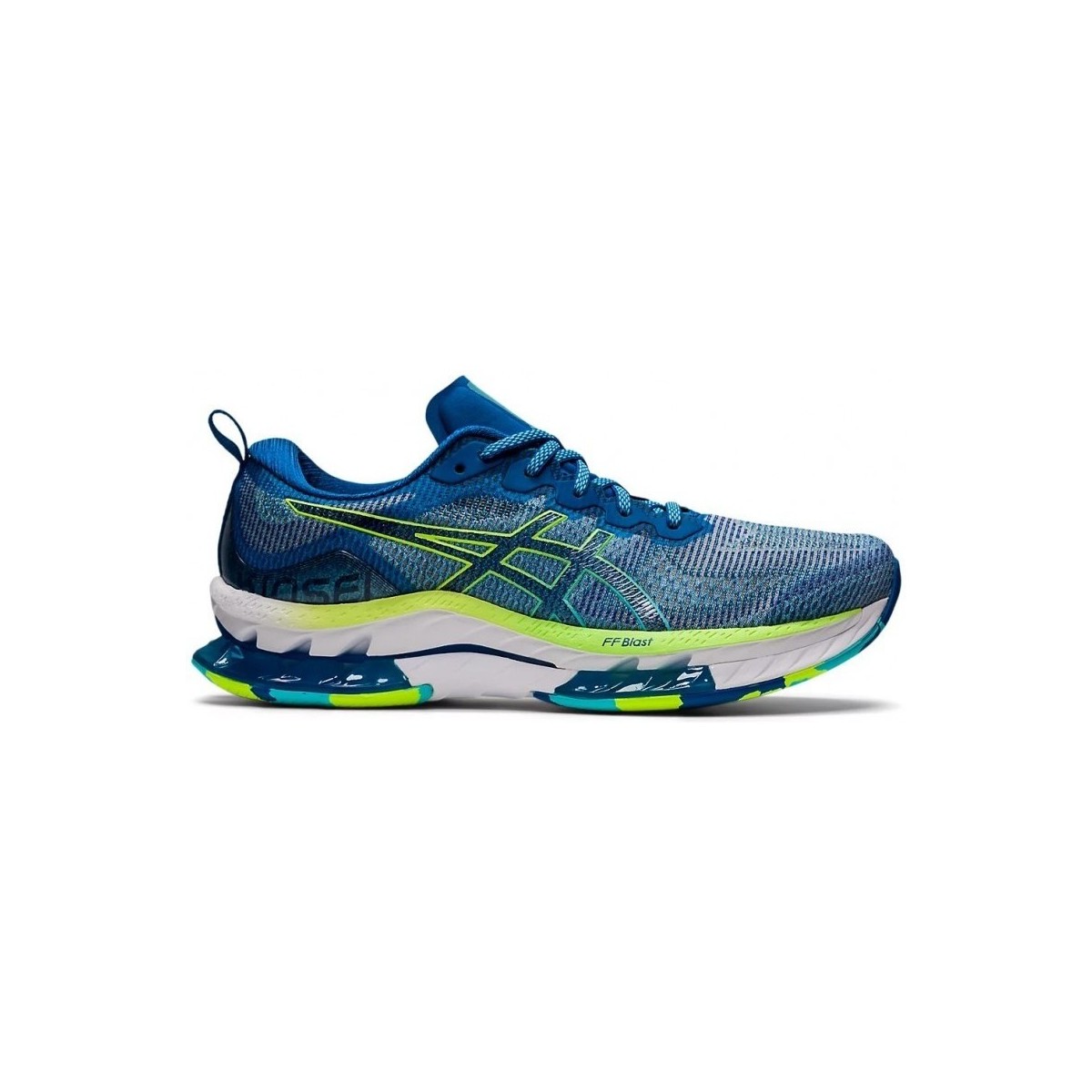 Chaussures Homme Running / trail Asics CHAUSSURES GEL-KINSEI BLAST LE - LAKE DRIVE/HAZARD GREEN - 44 Multicolore