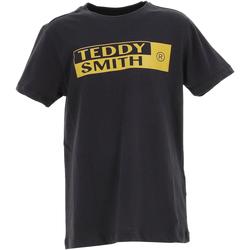 Vêtements Garçon T-shirts Jacket manches courtes Teddy Smith T-ozo jr mc Bleu