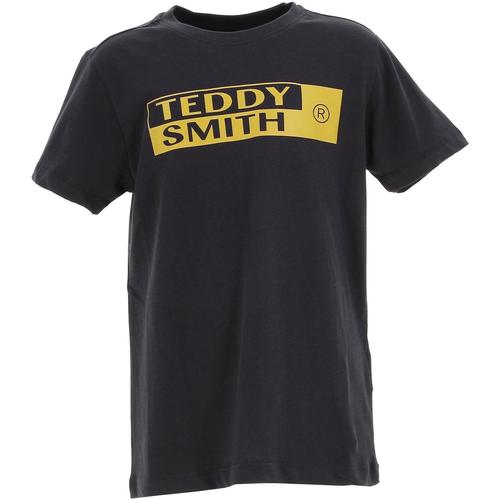 Vêtements Garçon T-shirts manches courtes Teddy Smith T-ozo jr mc Bleu