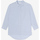 Vêtements Fille Chemises / Chemisiers Le Temps des Cerises Chemise oversize basegi à rayures bleu ciel Bleu