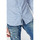 Vêtements Homme Chemises manches longues Abats jours et pieds de lampe Chemise brotel bleue à motif feuilles Bleu
