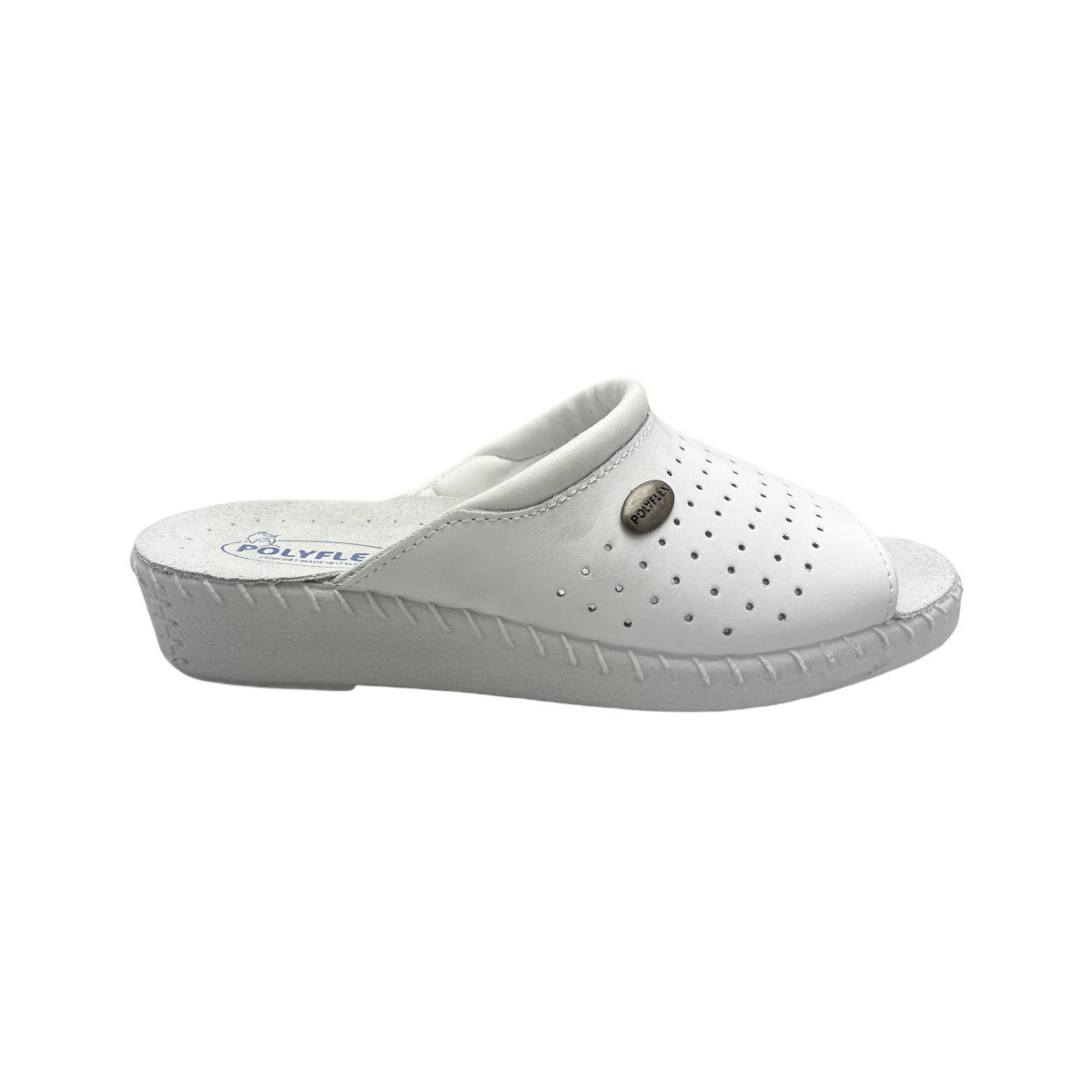 Chaussures Femme Mules Shoes4Me CIABPOLYbia Blanc