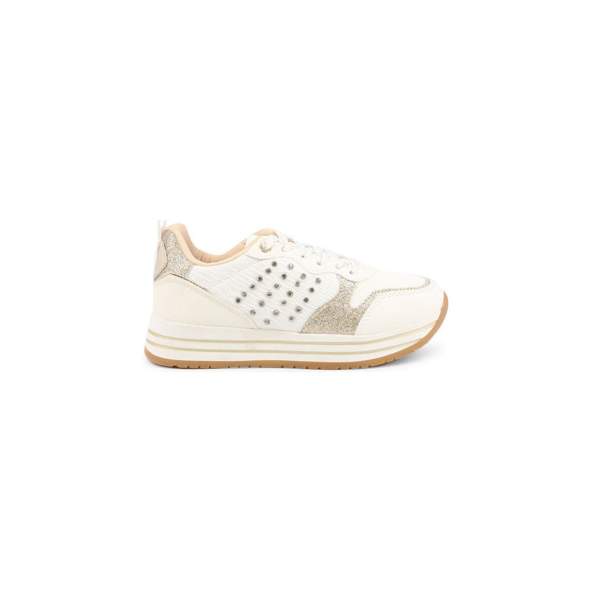 Chaussures Homme Baskets mode Shone 9110-010 White Blanc