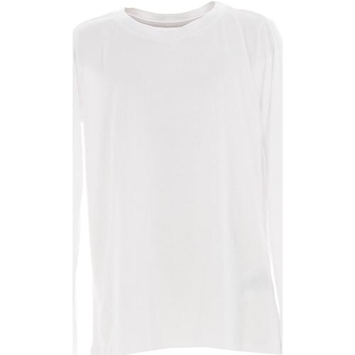 Vêtements Fille T-shirts Herno manches longues Teddy Smith Ticia 2 blc ml tee girl Blanc