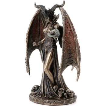Housses de coussins Statuettes et figurines Signes Grimalt Statuette Lilith en résine aspect bronze Marron