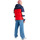 Vêtements Homme Doudounes Tommy Jeans Alaska color block Rouge