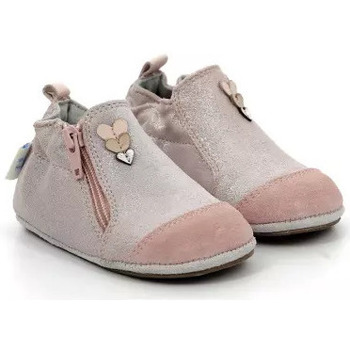 Chaussures Fille Chaussons bébés Robeez TOUTI HEART ROSE Rose