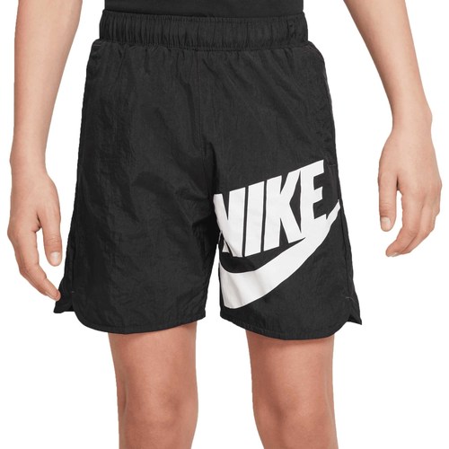 Vêtements Garçon Shorts / Bermudas printable Nike Woven Noir