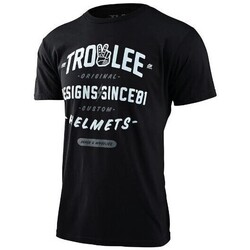 Vêtements Femme T-shirts Neil & Polos Troy Lee Designs TLD TSHIRT ROLL OUT SS BLACK HEATHER 202 Noir