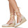Chaussures Femme Espadrilles JB Martin VISALIA Nappa craie / lacets bonbon