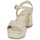 Chaussures Femme Sandales et Nu-pieds JB Martin ORIA Croute velours beige