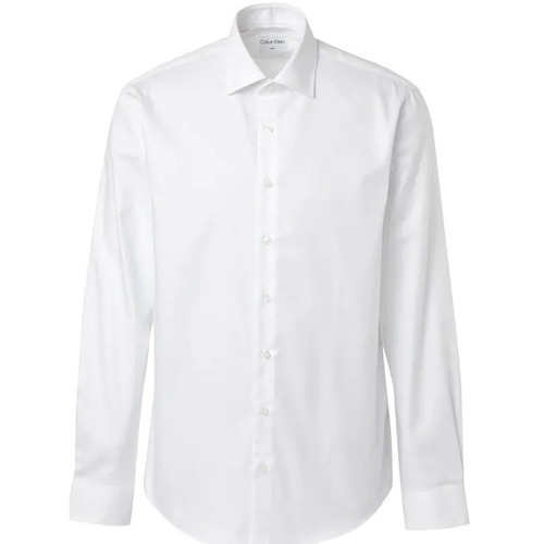 Vêtements Homme Chemises manches longues Calvin Klein jacket Jeans K10K108427 Blanc