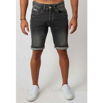 Vêtements Homme Shorts / Bermudas Paname Brothers Short en jean gris Gris