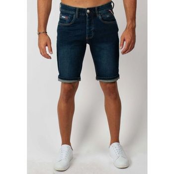 Vêtements Homme Shorts / Bermudas Paname Brothers Short en jean bleu Multicolore