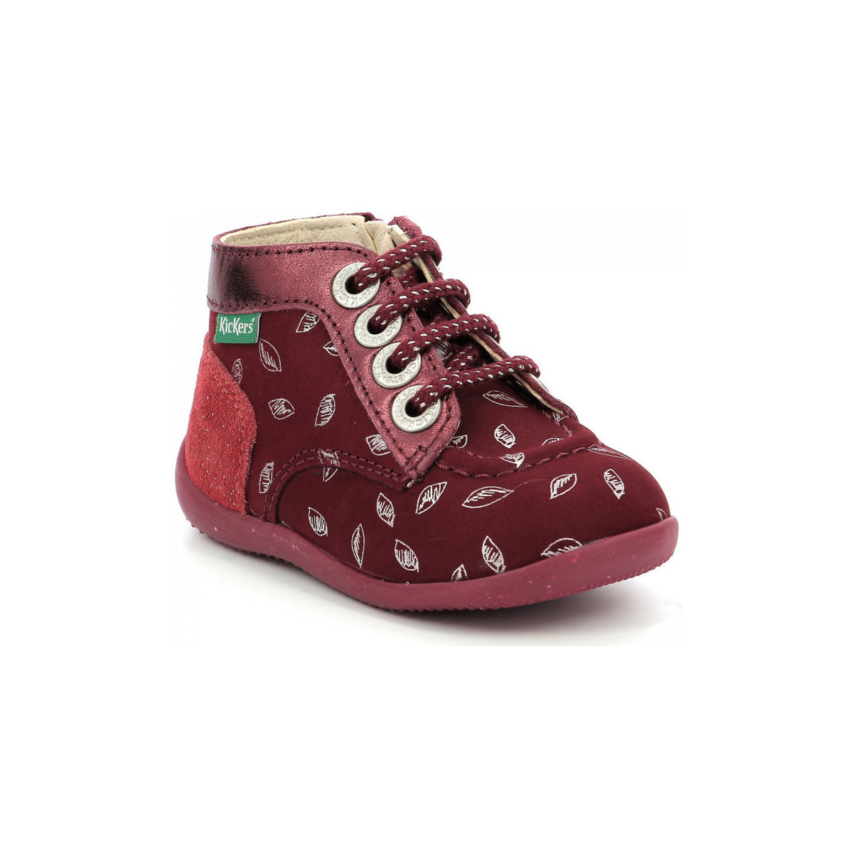 Chaussures Fille Boots Kickers Bonzip Rouge