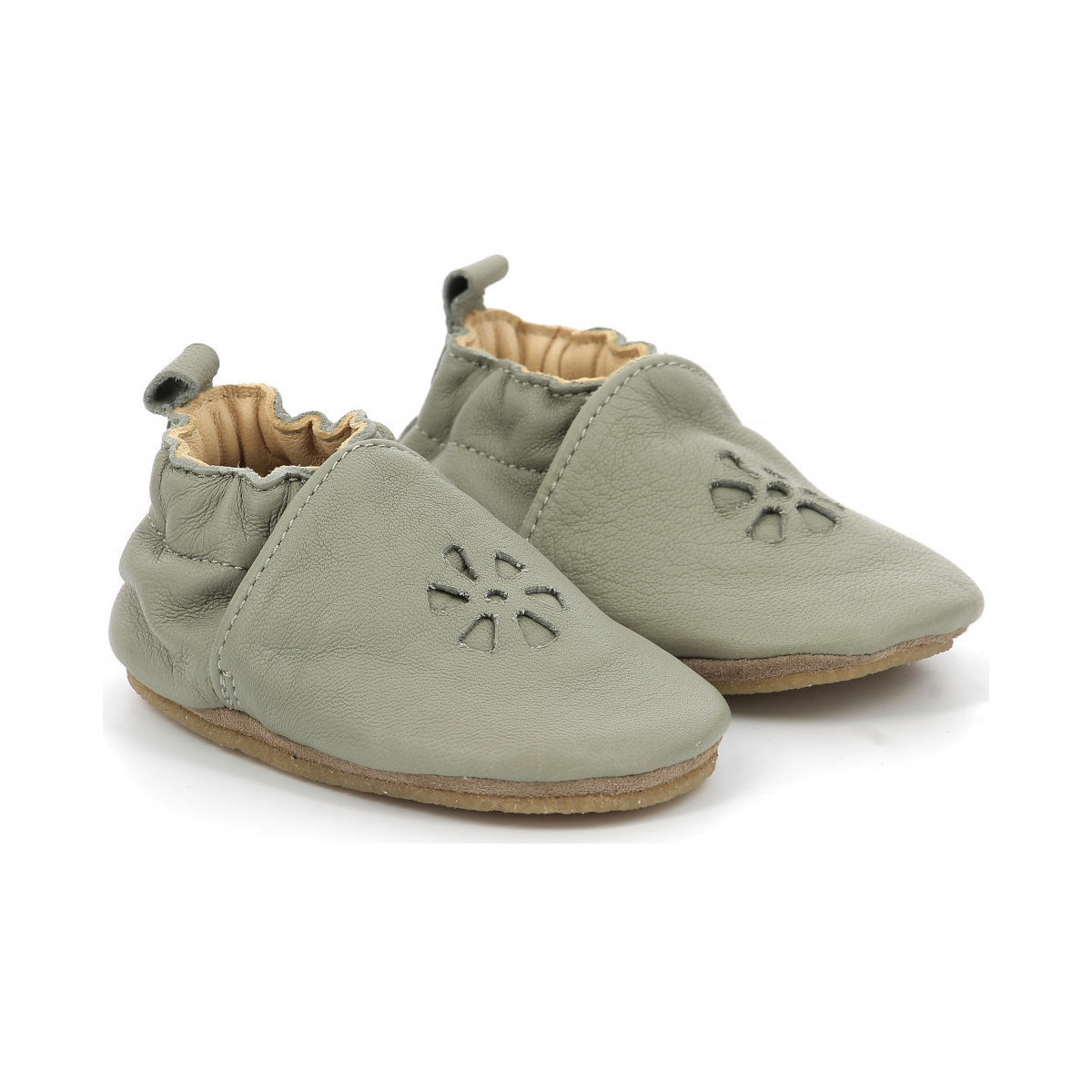 Chaussures Enfant Chaussons bébés Aster Lazeez Vert