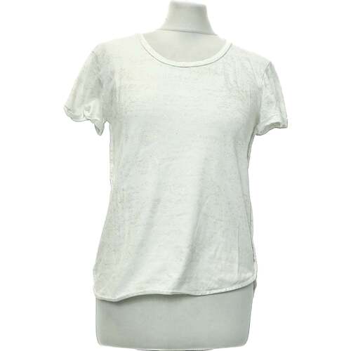 Vêtements Femme Citrouille et Compagnie Mango top manches courtes  36 - T1 - S Blanc Blanc