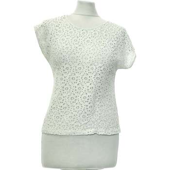Vêtements Femme Combinaisons / Salopettes Mango top manches courtes  34 - T0 - XS Blanc Blanc