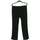Vêtements Femme Pantalons Lola pantalon droit femme  38 - T2 - M Noir Noir