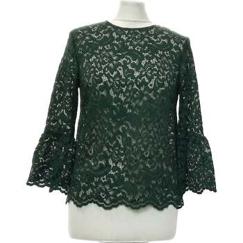 Vêtements Femme T-shirts & Polos Zara top manches longues  36 - T1 - S Vert Vert