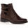Chaussures Femme Doucal's lace-up low top sneakers Boots Lil / bottines Femme Marron Marron
