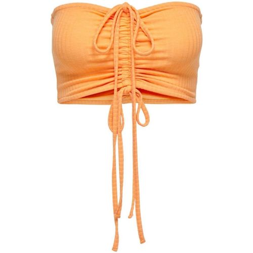 Vêtements Femme Débardeurs / T-shirts SS20 sans manche Only 15271218 LENNA-PUMPKIN Orange