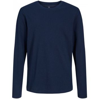 Vêtements Garçon T-shirts & Polos Jack & Jones 12197050 ORGANIC TEE-NAVY BLAZER Bleu