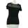 Vêtements Femme T-shirts & Polos Morgan top manches courtes  36 - T1 - S Noir Noir