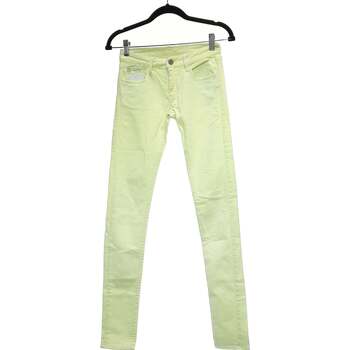 Vêtements Femme Jeans slim Le Temps des Cerises Jean Slim Femme  34 - T0 - Xs Vert