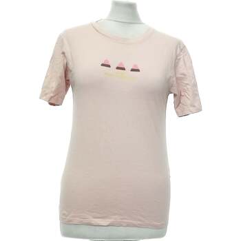 Vêtements Femme T-shirts & Polos Uniqlo top manches courtes  34 - T0 - XS Rose Rose