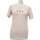Vêtements Femme T-shirts & Polos Uniqlo top manches courtes  34 - T0 - XS Rose Rose
