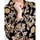 Vêtements Femme Robes courtes La Fiancee Du Mekong Robe chemise coton bio AGRA Noir