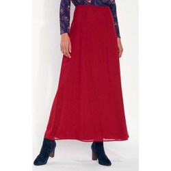 Vêtements Femme Jupes Robe Coton Bio Imprimée Miranda Jupe longue fluide NAGPUR Rouge gamay