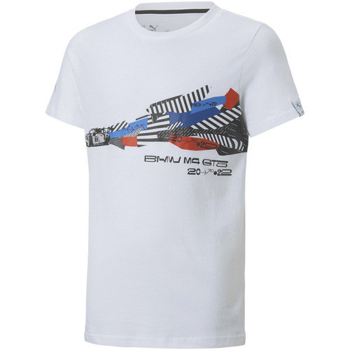 Vêtements Enfant T-shirts Homme courtes Puma T-shirt Bmw Motorsport Blanc