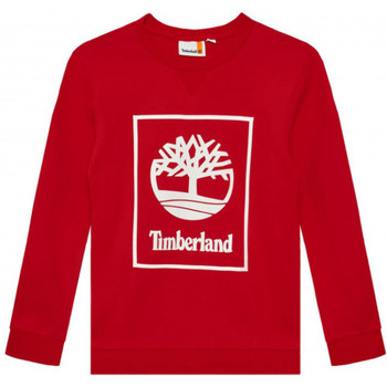 Vêtements Enfant Pulls Timberland Sweat  junior Col rond rouge T25T58/988 Rouge