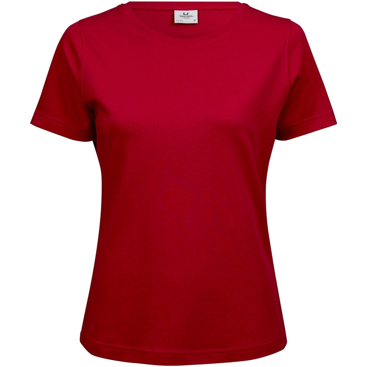 Vêtements Femme Elmira V-neck T-shirt Gray Melange Interlock Rouge