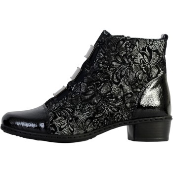 Chaussures Femme Boots Rieker Bottine Zippée Lagro Noir