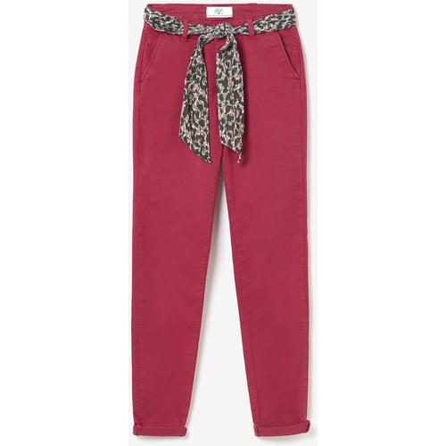 Vêtements Femme Pantalons Le Temps des Cerises Pantalon dyli2 rouge framboise Rouge