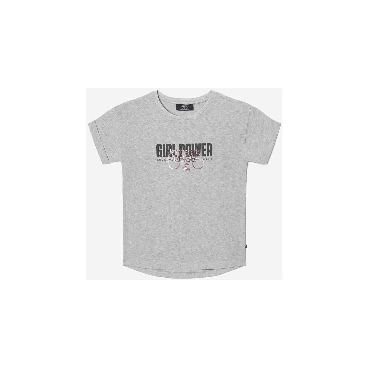Vêtements Fille T-shirts & Polos Le Temps des Cerises T-shirt povagi gris Gris