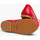 Chaussures Fille Derbies Pisamonas Ballerines de Couleurs pour fille et femme en Cuir Rouge