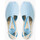 Chaussures Fille Espadrilles Pisamonas Espadrilles pour femme et enfant en couleur unie Bleu