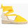 Chaussures Fille Espadrilles Pisamonas Espadrilles pour femme et enfant en couleur unie Jaune