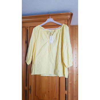 Vêtements Femme Combinaisons / Salopettes Mango Blouse jaune Jaune