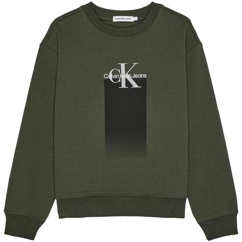 Vêtements Garçon Sweats negra Calvin Klein Jeans  Vert