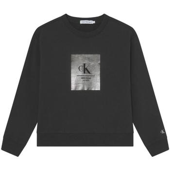 Vêtements Fille Sweats Calvin Klein Jeans  Noir