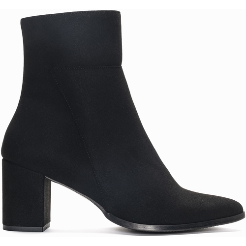 Chaussures Femme Bottes ville Premiata faux-fur suede boots Irma_Black Noir