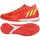 Chaussures Homme Football adidas Originals Predator EDGE3 IN Orange, Rouge