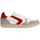 Chaussures Homme Bons baisers de SUPER SUEDE - VS2087M-07 WHITE/GREY/RED Blanc