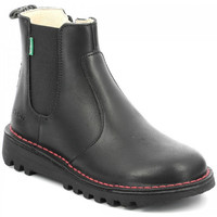 Chaussures Fille Boots Kickers puma tazon 6 fm mens sneakers in whiteblacksilver NOIR